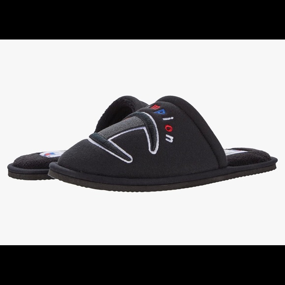 🆕 Champion SleepOver II Black Slippers Unisex - Picture 8 of 9